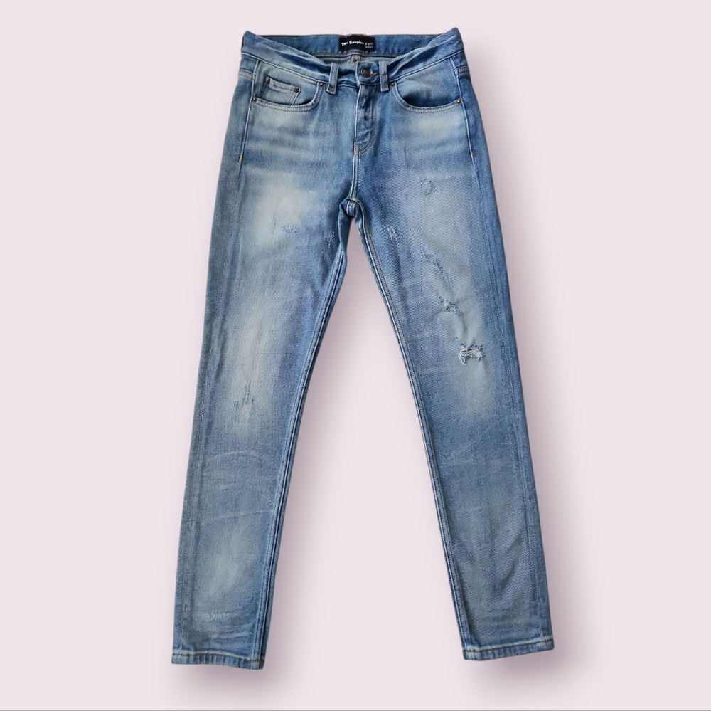 The Kooples‎ | EUC Willy Jeans Distressed Boyfriend Denim Washed Size 26